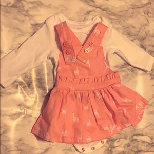 new born baby overall dress.